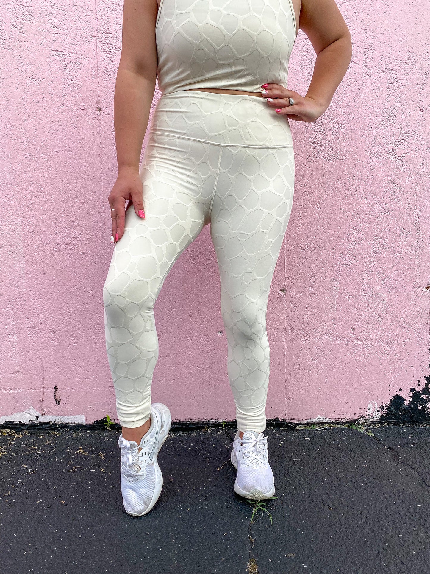 GO FOR IT LEGGINGS CREAM