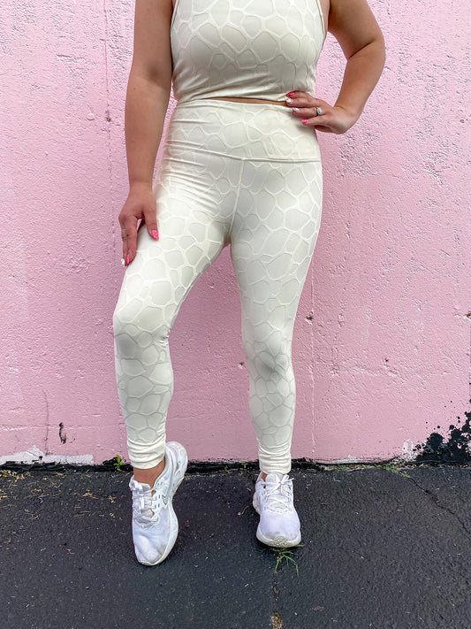 GO FOR IT LEGGINGS CREAM