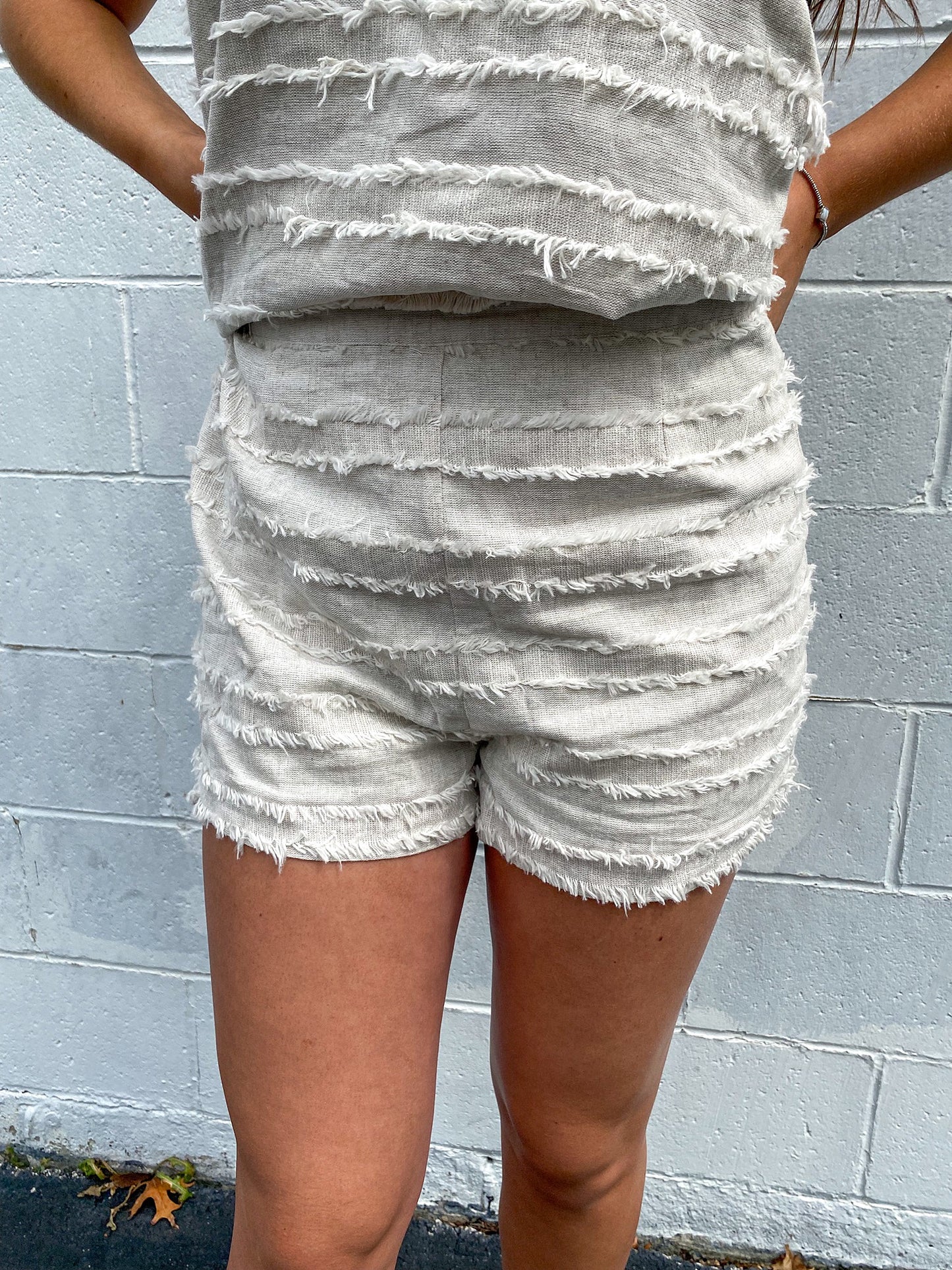 THE FRINGE SET SHORTS
