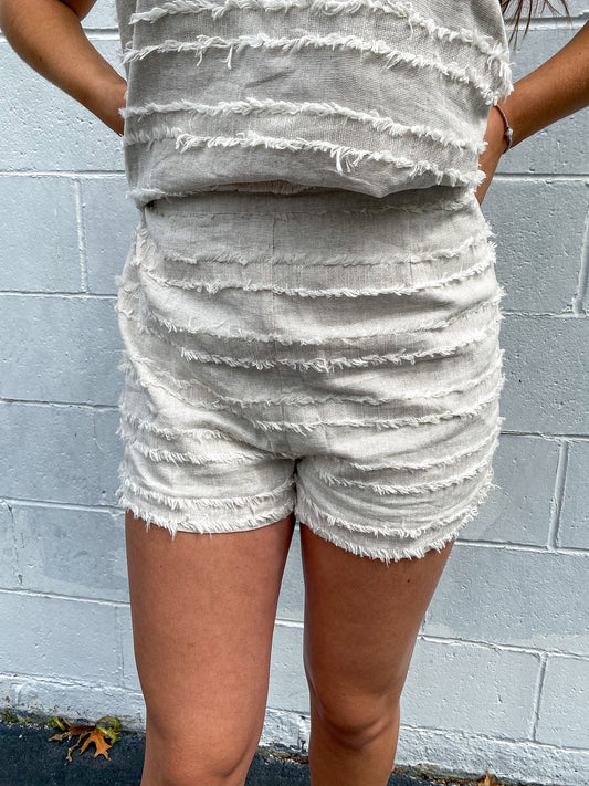 THE FRINGE SET SHORTS