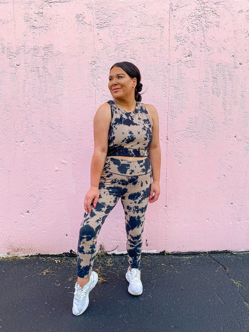 GO FOR IT LEGGINGS TIE DYE