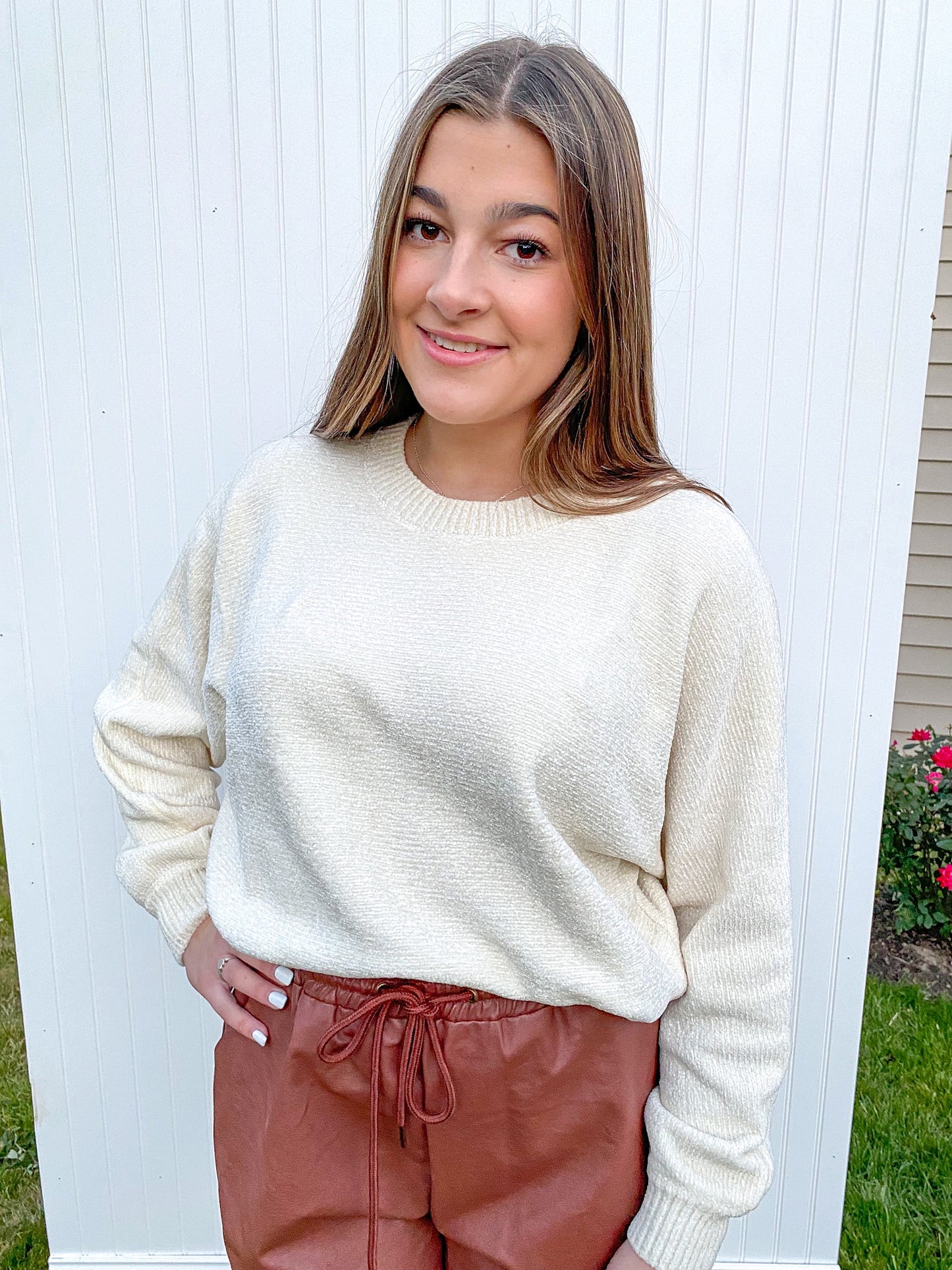 MARSHMALLOW FIRESIDE SWEATER