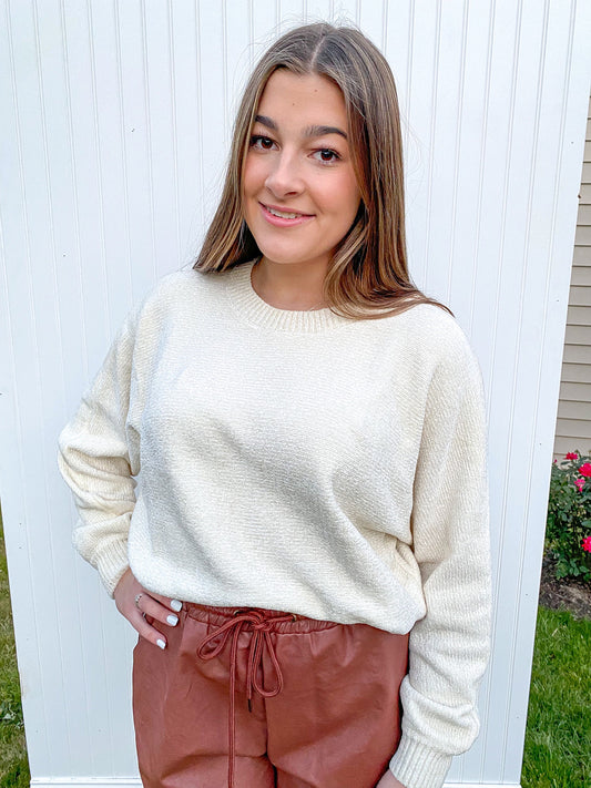 MARSHMALLOW FIRESIDE SWEATER