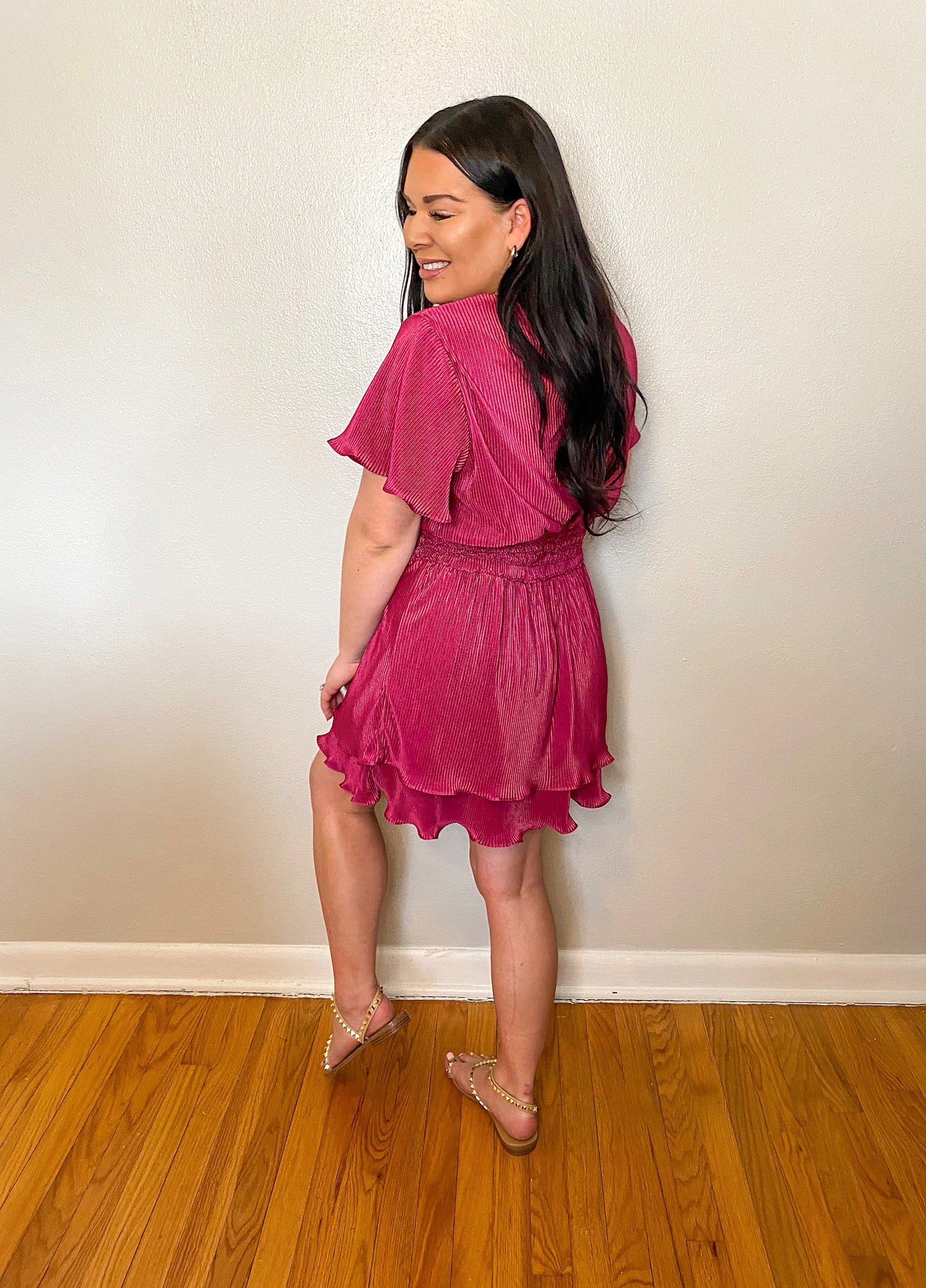 RASPBERRY SORBET DRESS