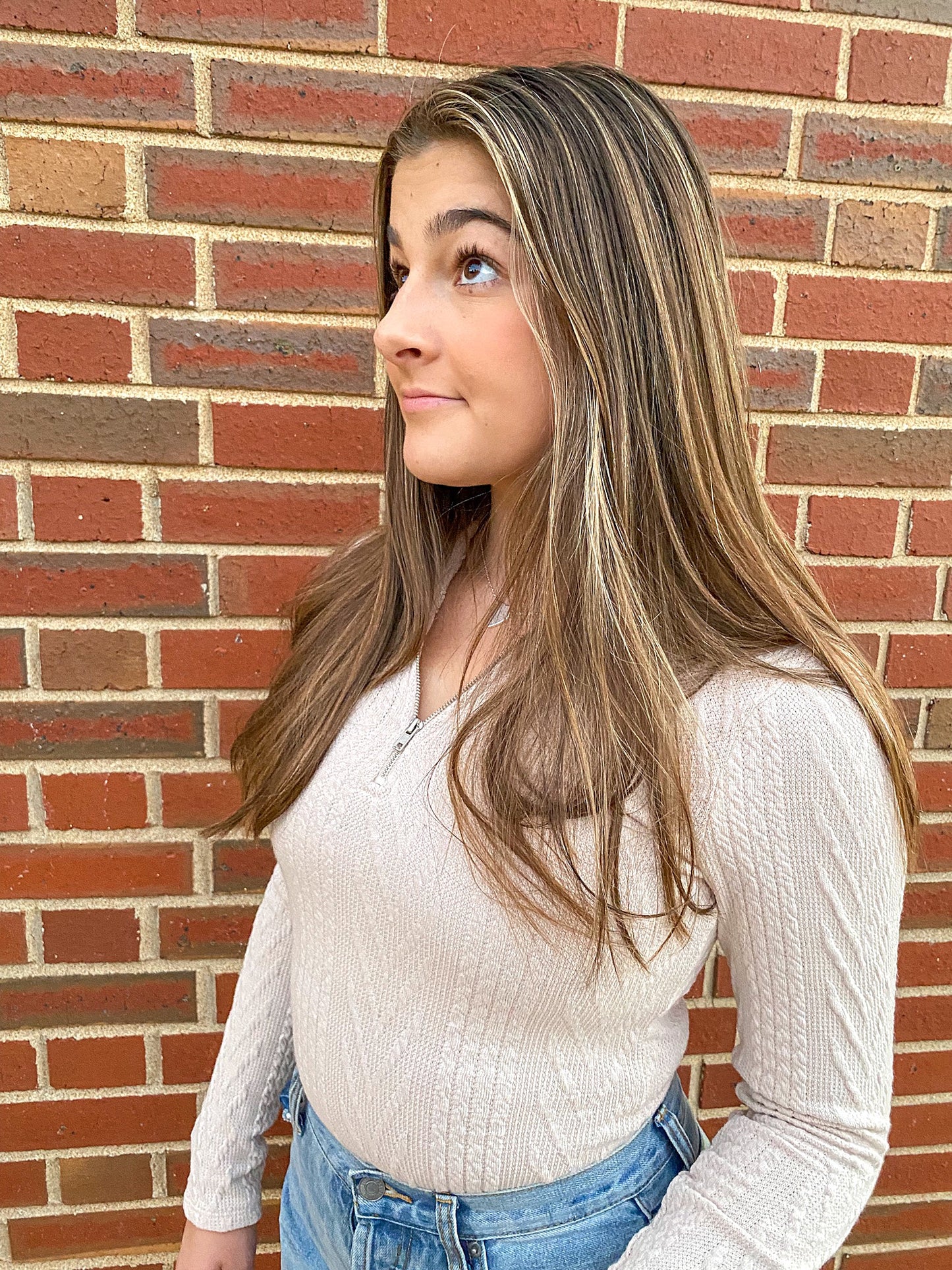 BLUSH ZIPPER BODYSUIT