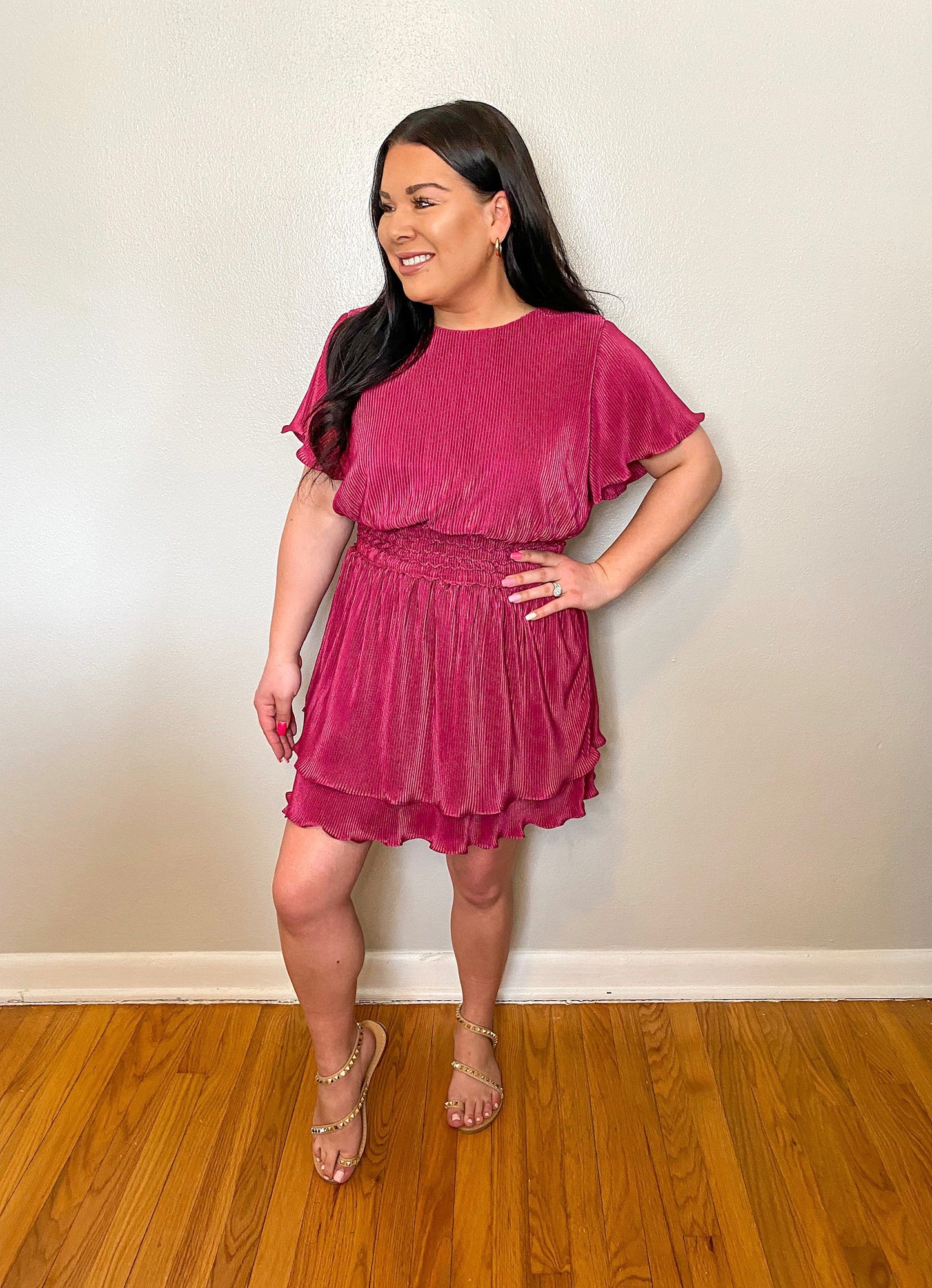 RASPBERRY SORBET DRESS