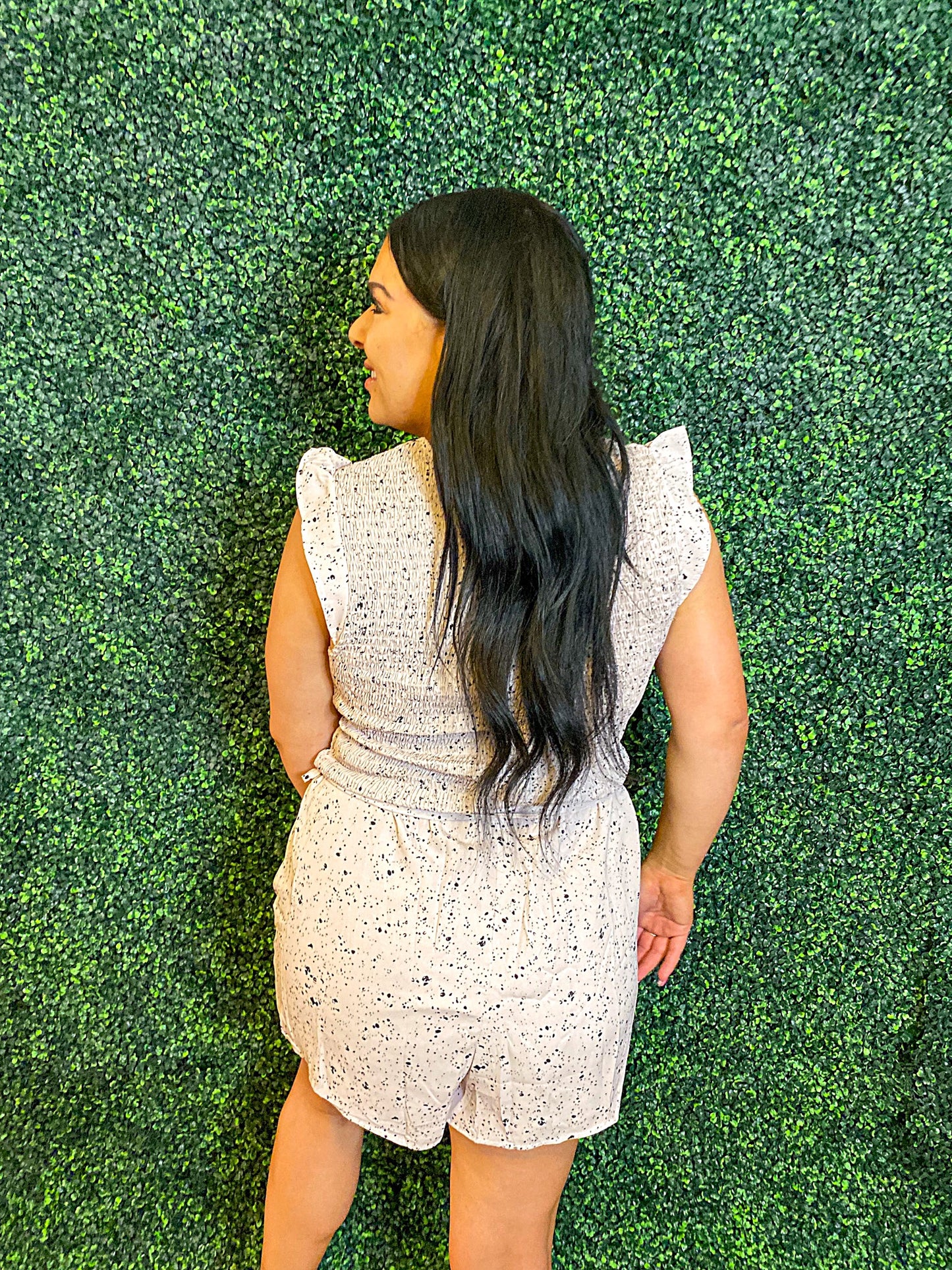 PINK CONFETTI ROMPER