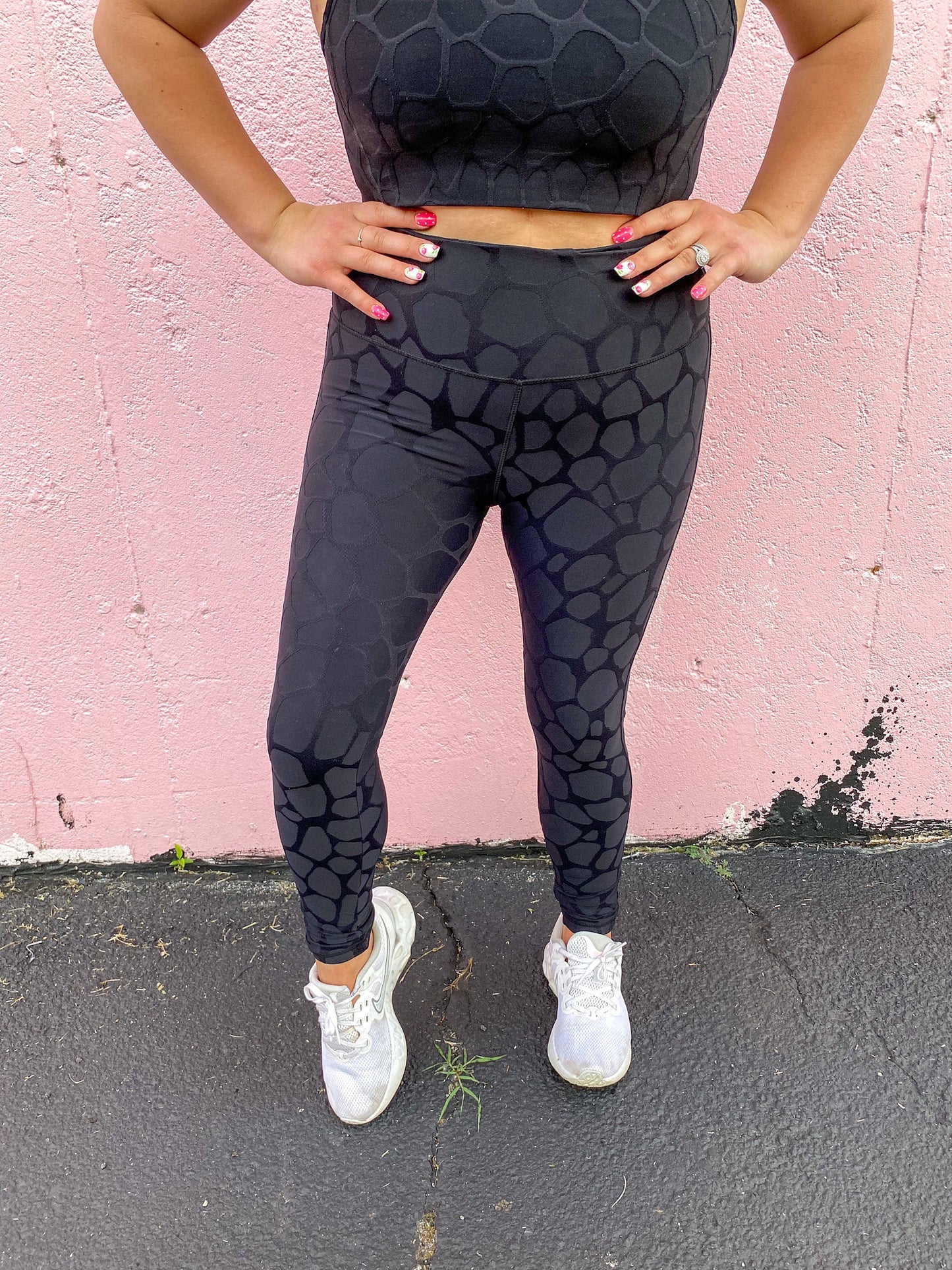 GO FOR IT LEGGINGS BLACK