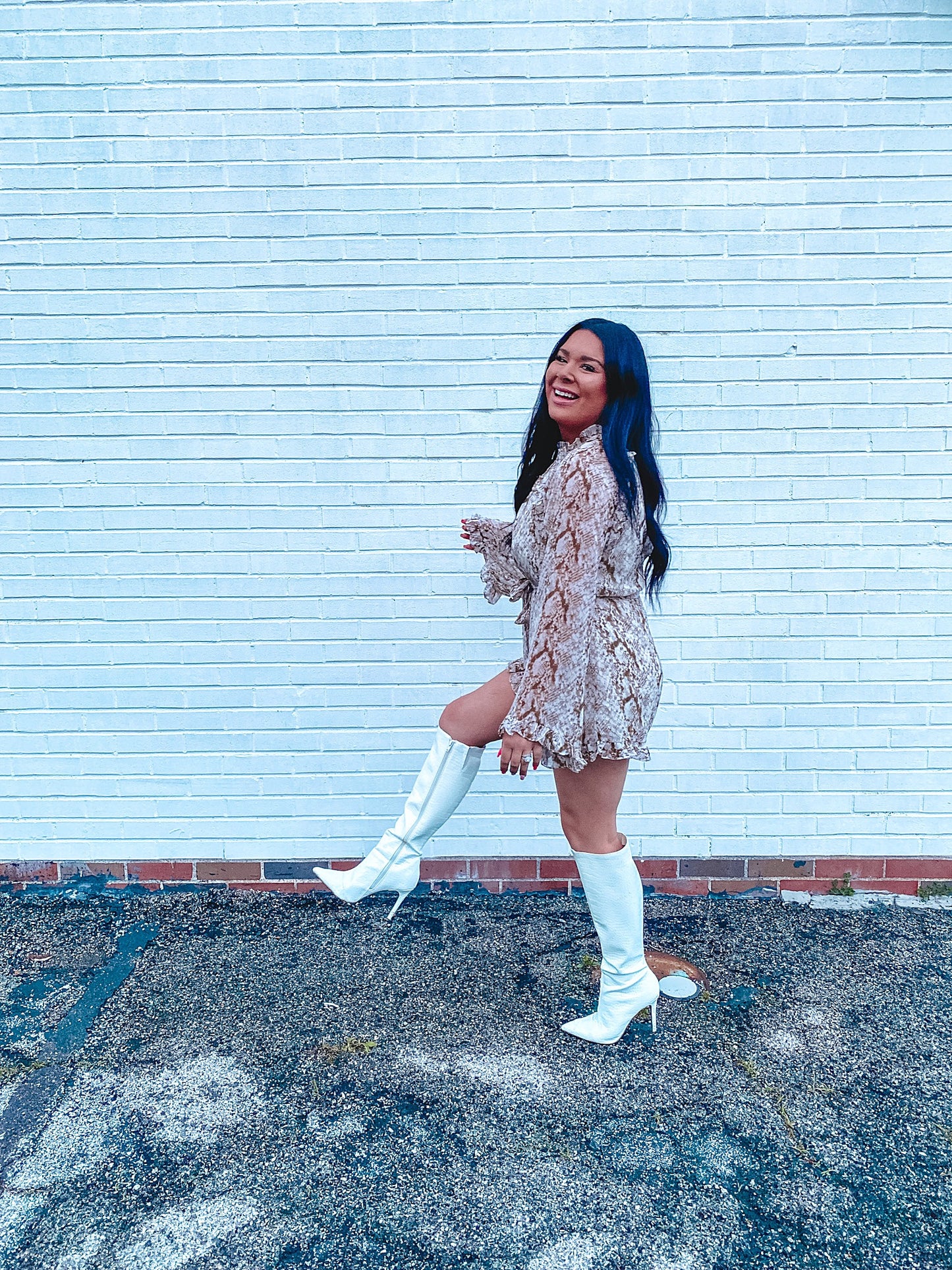 THE SNAKESKIN ROMPER
