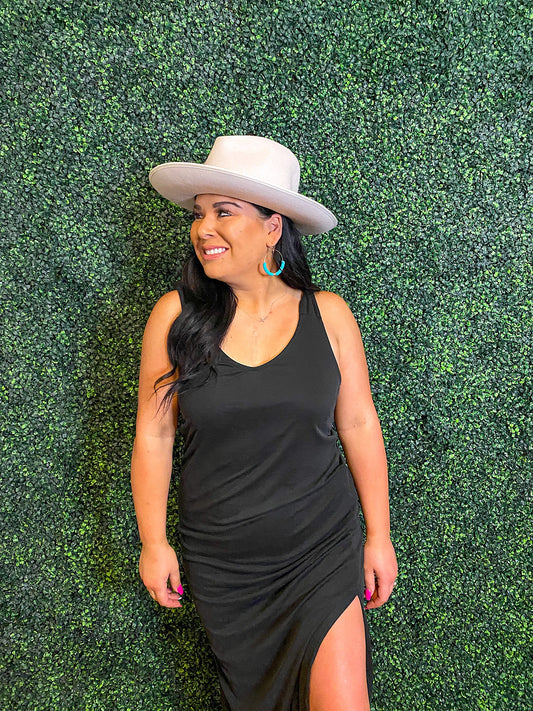 READY TO GO MAXI DRESS - BLACK