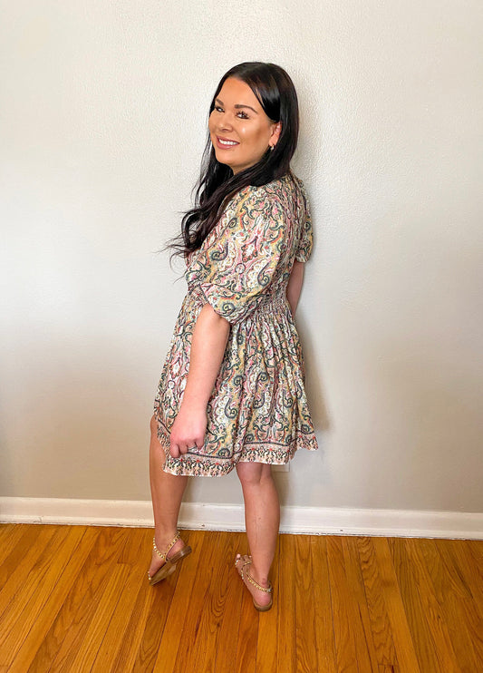 PRETTY IN PAISLEY DRESS