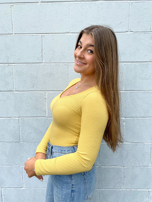 MELLOW YELLOW BODYSUIT