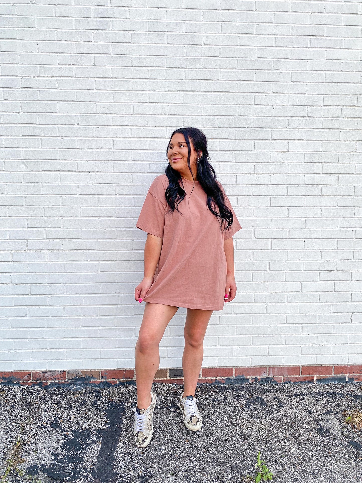 READY FOR SUMMER OVERSIZED TEE - PINK