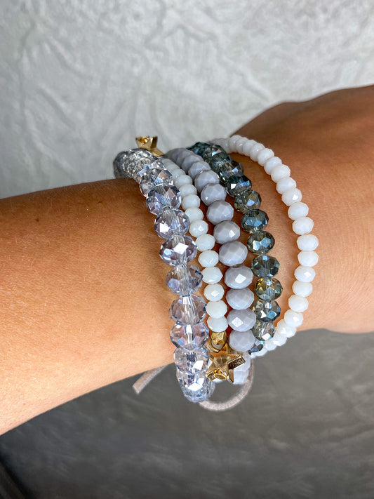 TURQUOISE WATER STACKABLE BRACELET